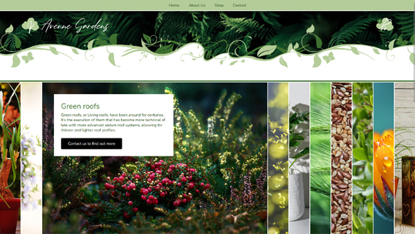 Avenue Gardens - Greg Anderson showcase website