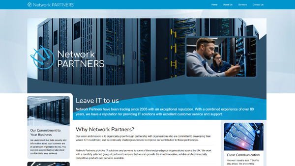 Network Partners - Greg Anderson Wordpress Custom Theme