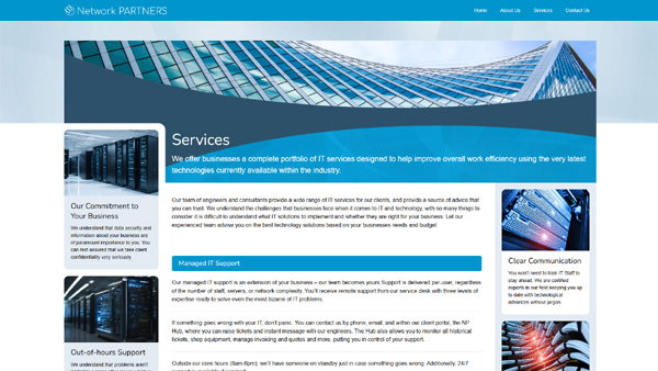 Network Partners - Greg Anderson Wordpress Custom Theme